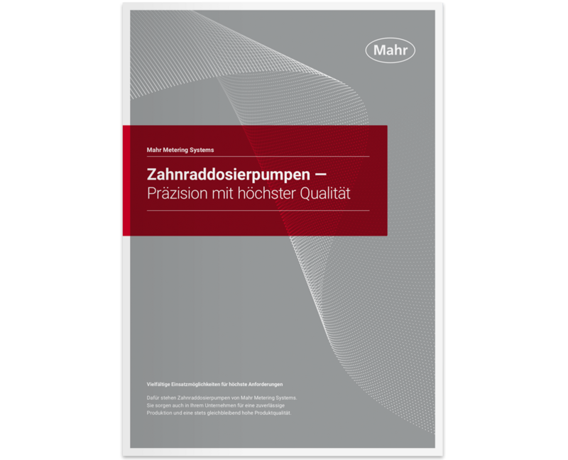 Broschüre Zahnraddosierpumpen