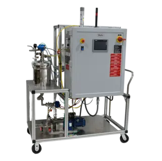 Liquid Metering System Tank design on white background